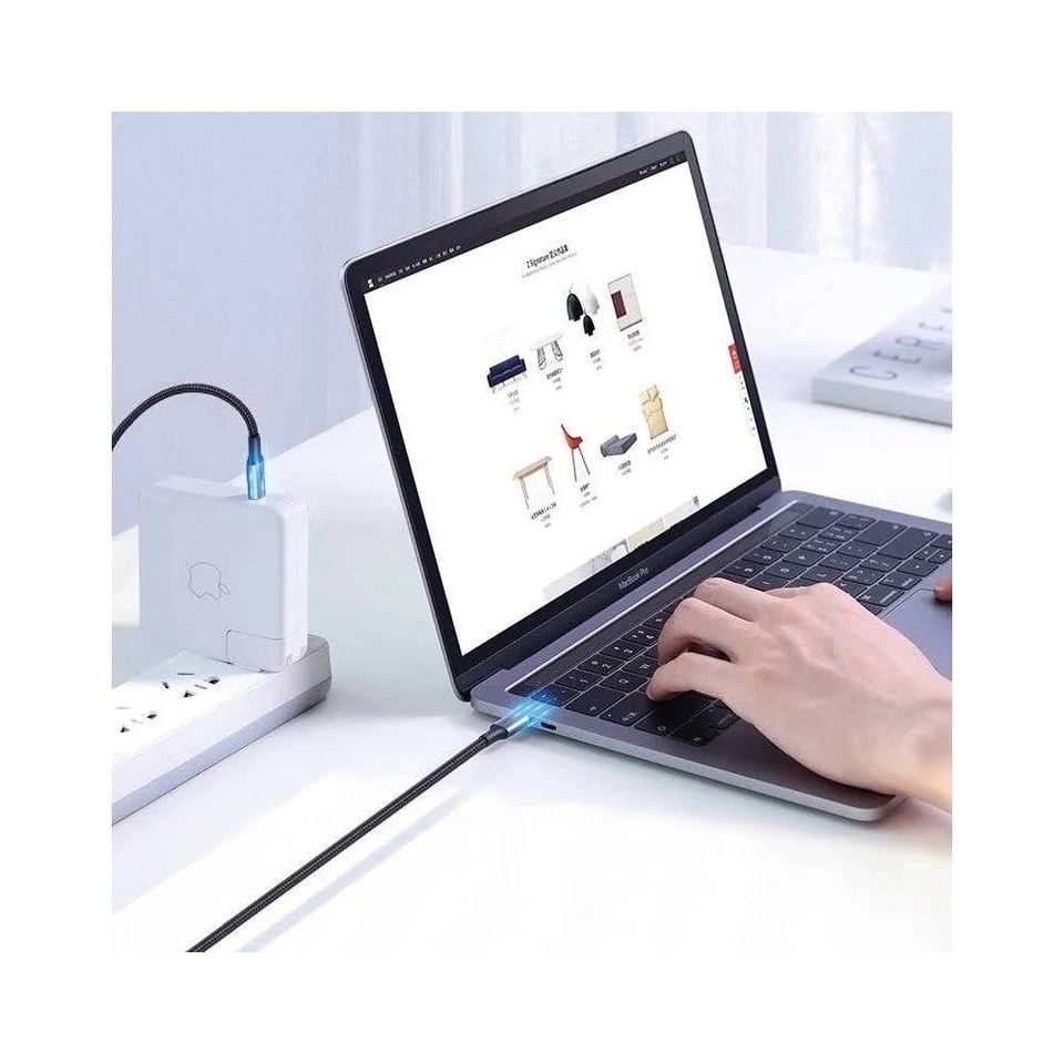 USB კაბელი UGREEN US316 (90120), 100W, Type-c to Type-c, 3m, Black