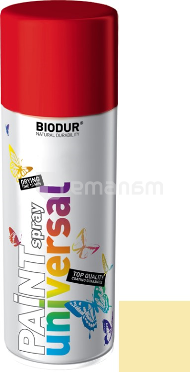 საღებავი სპრეი Biodur სპილოს ძვლისფერი 400 მლ
