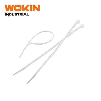 ხამუთი Wokin 651122, 2.5x140mm, 100 PCS Nylon Cable Tie, White