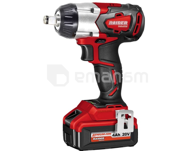 აკუმულატორის დარტყმითი ქანჩსახრახნი Raider RDI-IBW01 20V