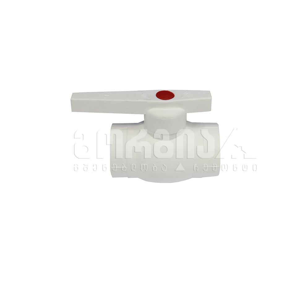 ბურთულა ვენტილი 32 თეთრი IRON A179