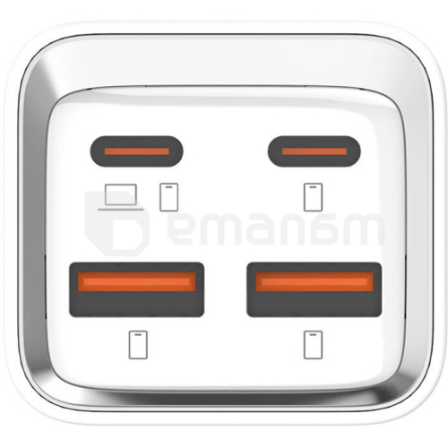 დამტენი LDNIO A4610C 65W 2 USB-A 2 USB-C