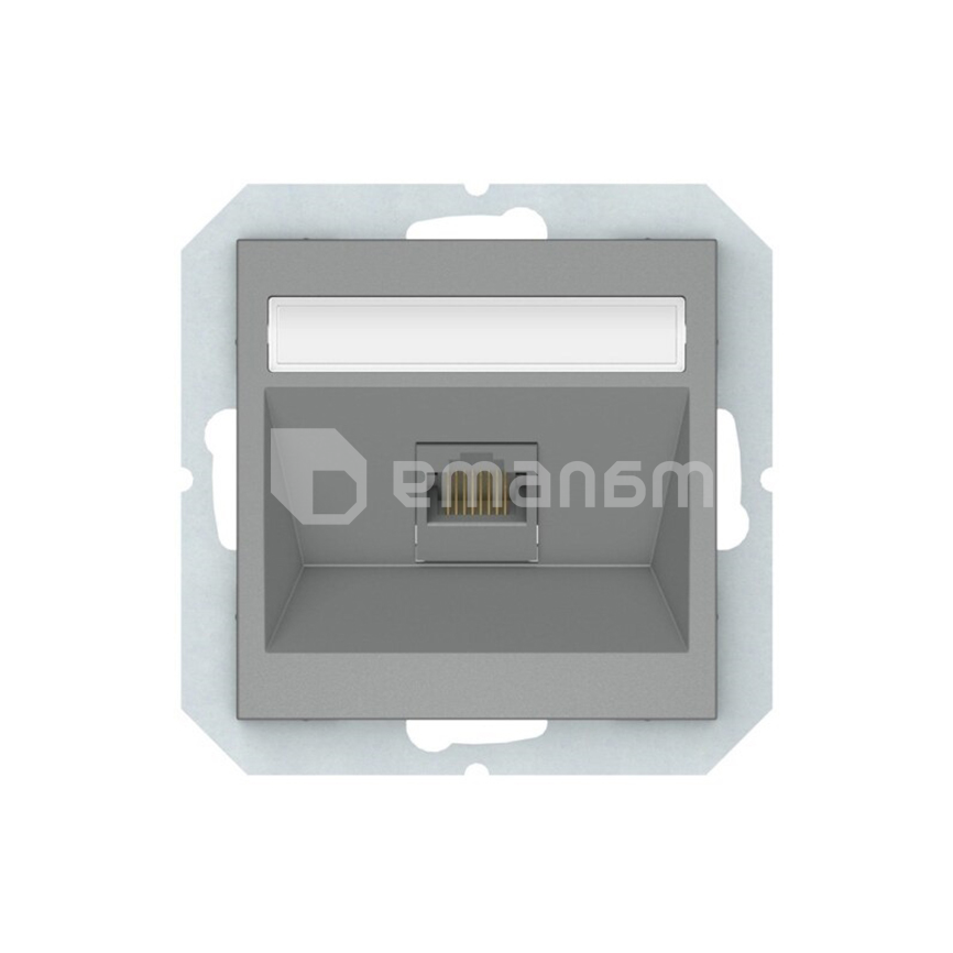 კომპიუტერის როზეტი VILMA QR1000 RJ45 ნაცრისფერი