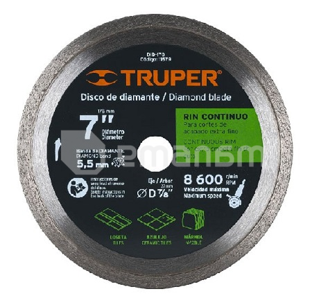 ალმასის დისკი Truper Continuous DID-170 180 მმ