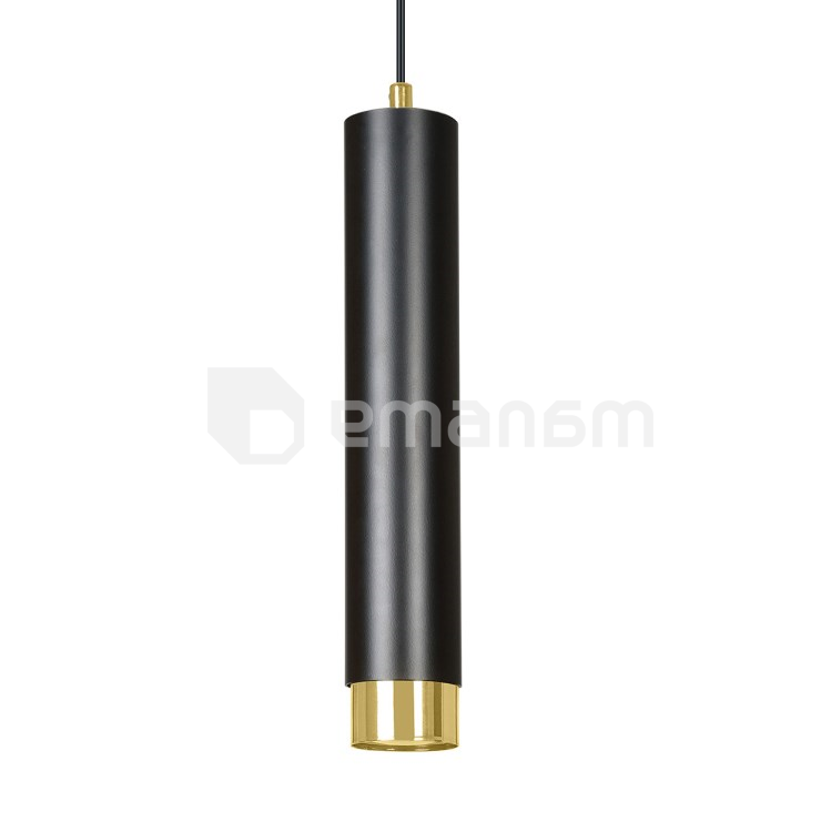 საკიდი EMIBIG Kibo 1 GU10 1x MAX 30W შავი ოქროსფერი