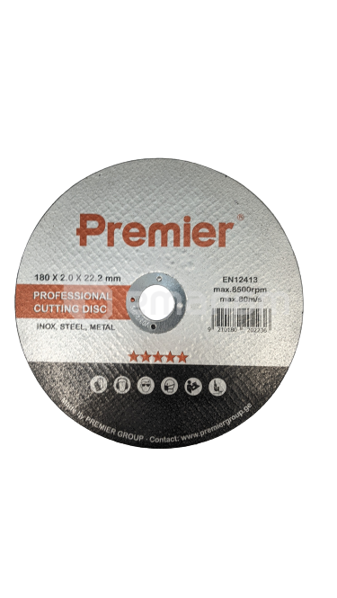 ლითონის საჭრელი დისკო  Premier 180 x 2.0 x 22 მმ.