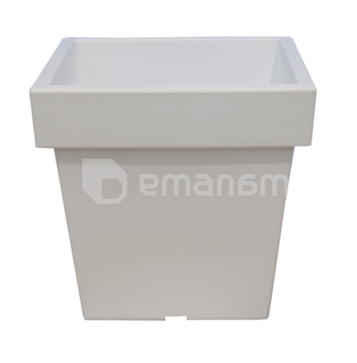 პლასტმასის ქოთანი ყვავილებისთვის Prosperplast LOFLY LOW S449 DLOFL 4.5 ლ თეთრი