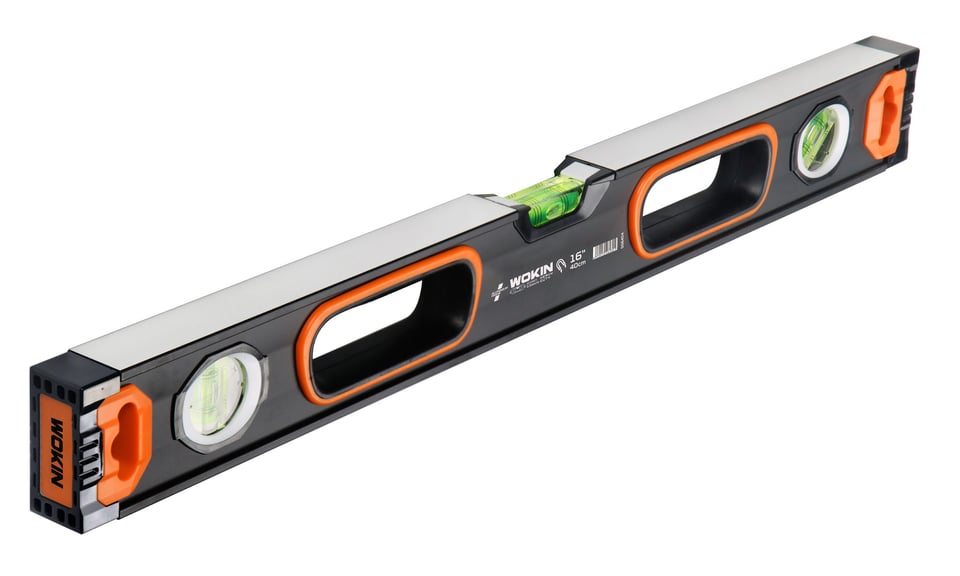 თარაზო მაგნიტით Wokin 506406, 60cm, 24″, Spirit Level With Magnetic (INDUSTRIAL), Black