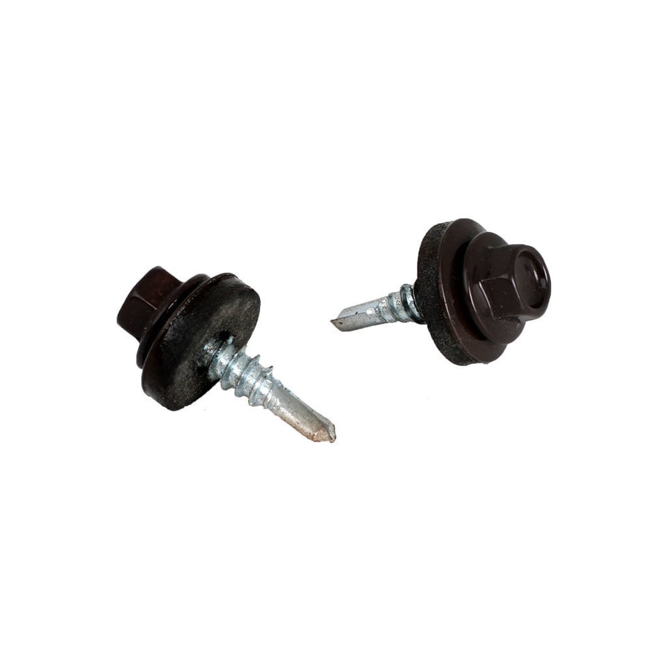 თვითმჭრელი ხრახნი რკინისთვის 5.5*19 RAL 8019