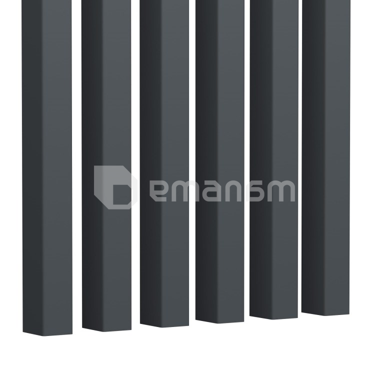 ლარტყა დეკორატიული Foge 280x3x4 სმ ანტრაციტი 6 ც