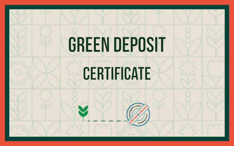 Green deposit certificate
