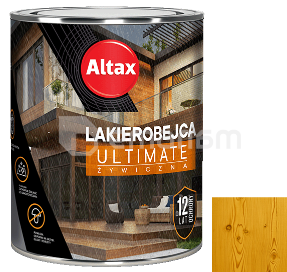 ლაქი ფასადის Altax Ultimate მუხა 0.75 ლ