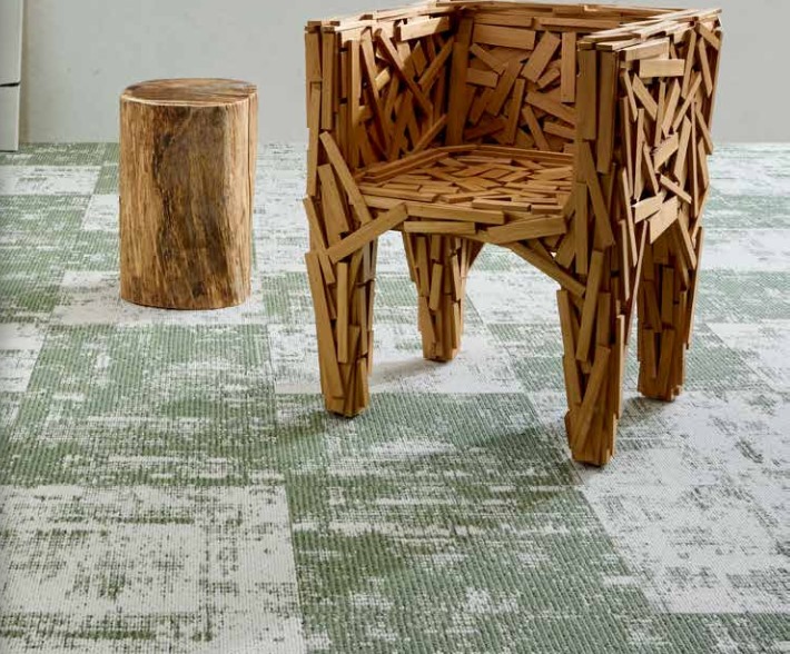 რბილი იატაკის ფილა POS&NEG, 33 კლასი მძიმე კომერციული დატვირთვა