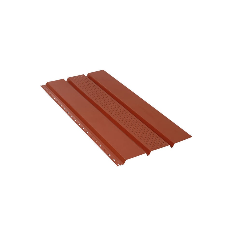 84-იანი ფერადი თუნუქის საიდინგი 0.45X345 პრიალა RAL 8004 NOVA