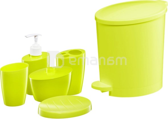 ნაკრები აბაზანისთვის Bisk POP' SET 6pcs LEMON