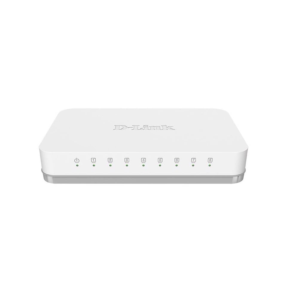 D-Link DGS-1008A Unmanaged Switch 8x1000Base-T, plastic case
