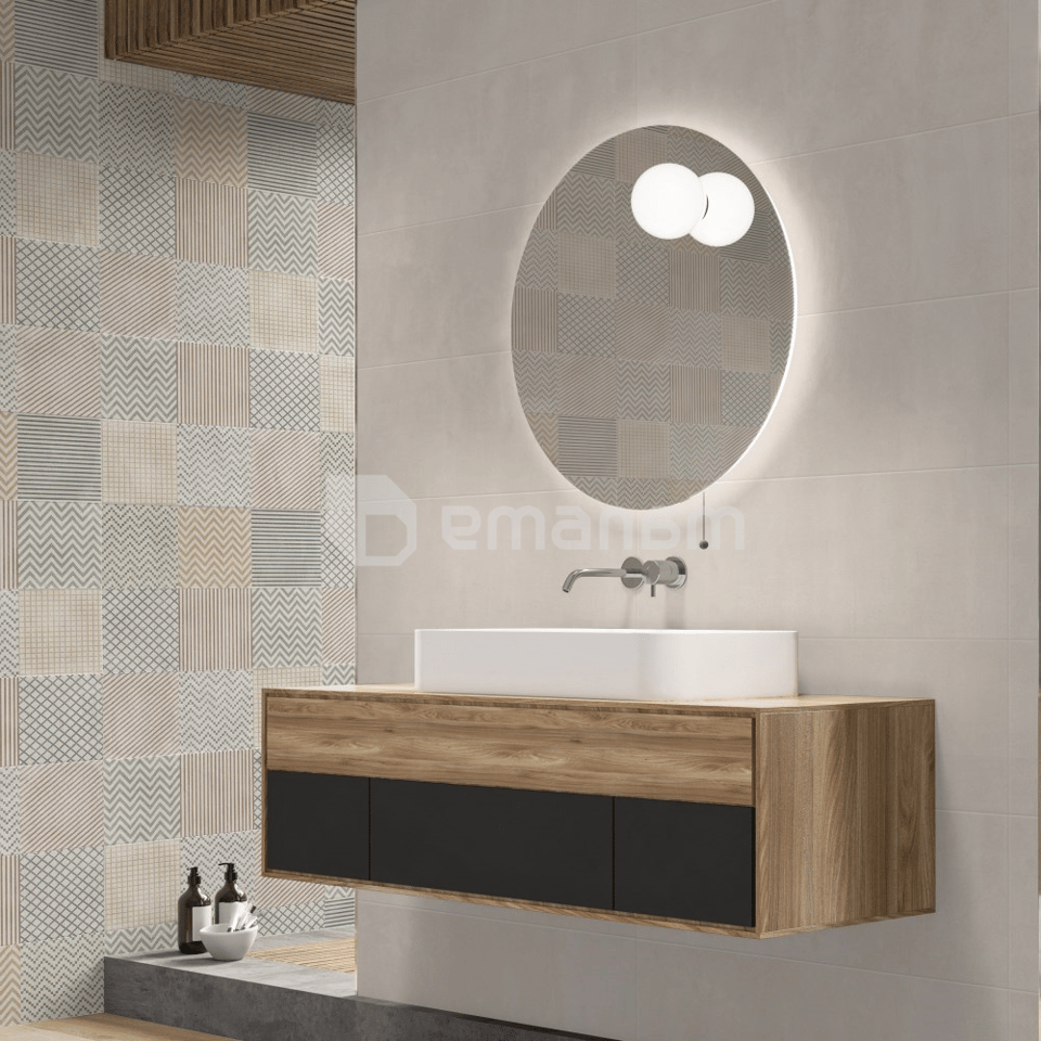 კაფელი Mikonos TERRE WHITE (AZJ) 25X75სმ