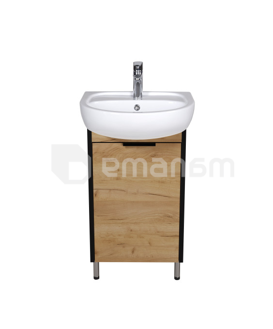 აბაზანის ტუმბო ხელსაბნით Dacota Craft 50 wood Solo 50 სმ