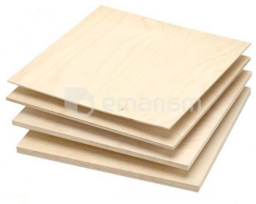 ფანერა მოხეწილი Ivanovo ხარისხი II/III 4x1525x1525 მმ