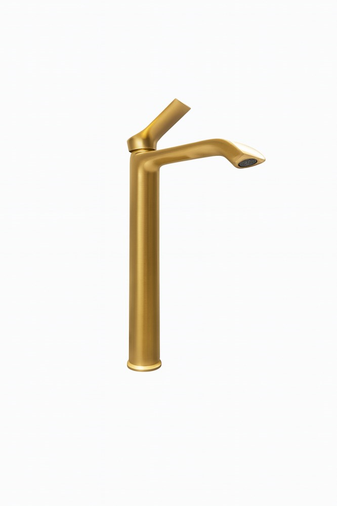 ხელსაბანის ონკანი Valero Brushed Gold L