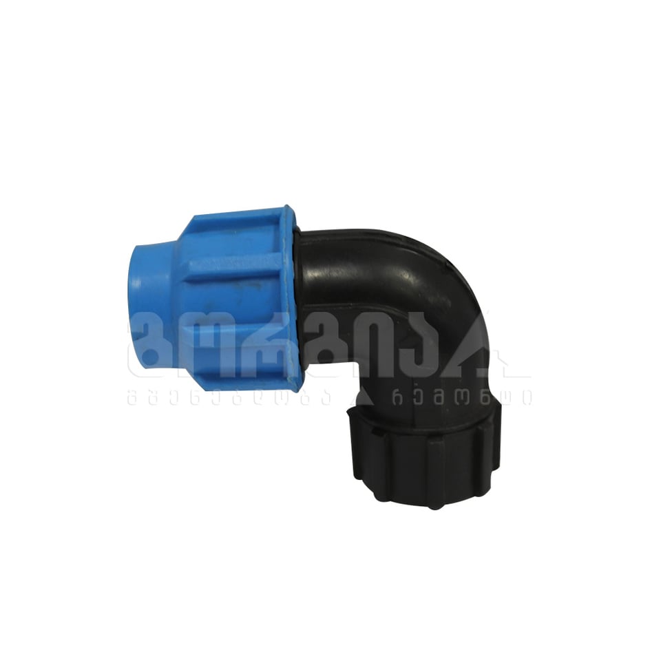 მუხლი გადამყვანით შავი მილის 25/25