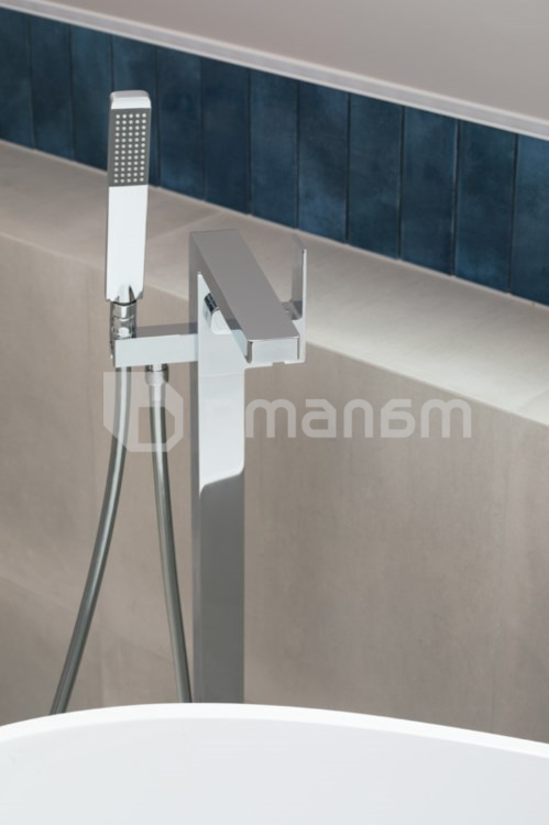 დასადგამი შემრევი აბაზანისათვის KFA Logon ქრომი