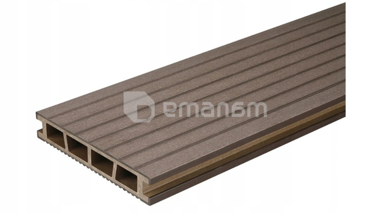 ფიცარი ტერასის Bergdeck Walnut Brushed 150x25x2400 მმ