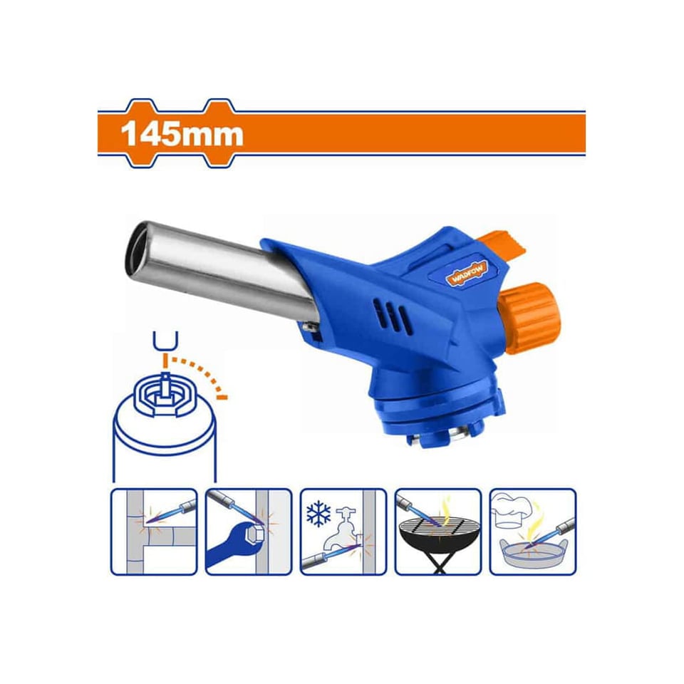 გაზის პორტატული საცეცხლე თავი პლასტმასით (WFG1604) WADFOW