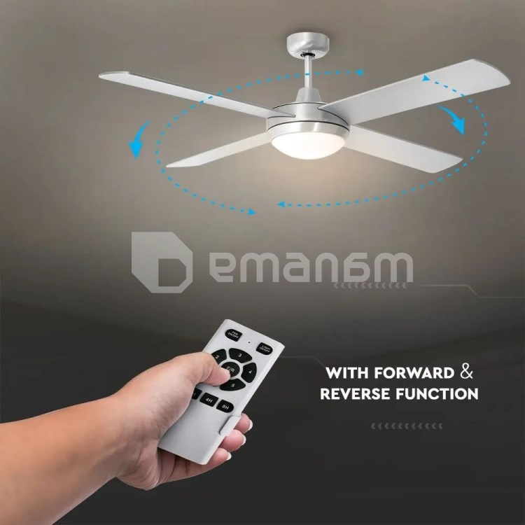 ჭაღი-ვენტილატორი V-TAC 2xE27 7918 60W