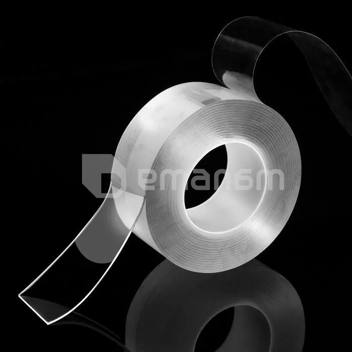 ორმხრივი სილიკონიზირებული წებოვანი ლენტი აკრილის სტრუქტურით  Boss Tape 18მმх2მ