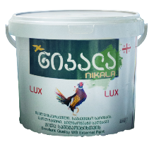 საღებავი "ნიკალა ლუქსი" შიდა სამუშაოებისთვის სილიკონიანი  2ლ-3.5კგ