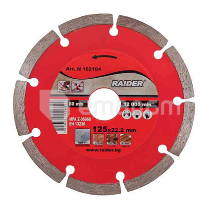 დისკო ალმასის Raider 115x22.2mm RD-DD01