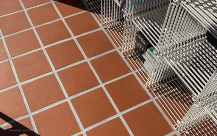 იატაკის ფილა - გერმანული კლინკერი Malta 240*240*12 მმ