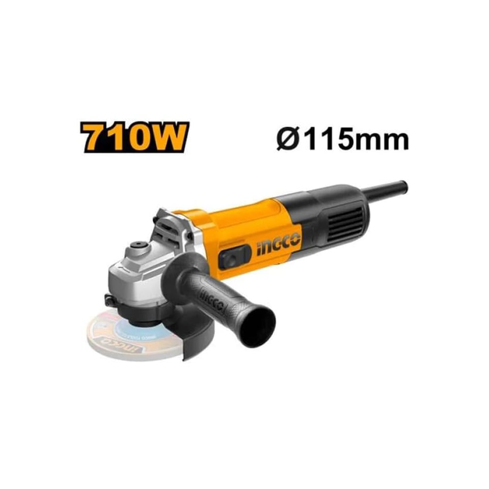 ელექტრო კუთხსახეხი 710W-115MM (AG7118)