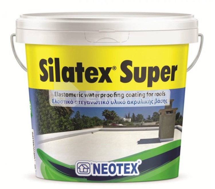 ჰიდროიზოლაცია Neotex Silatex Super 12 კგ white