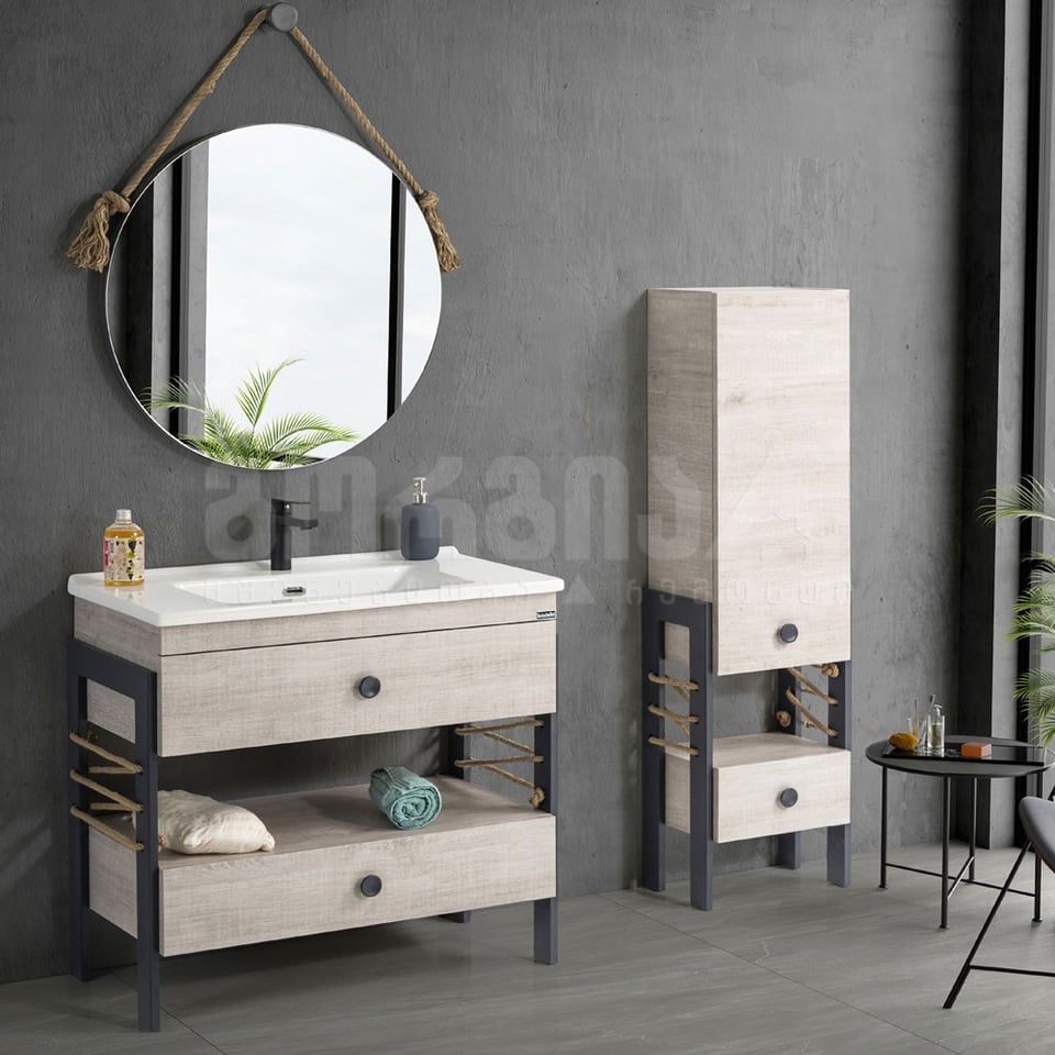 აბაზანის  ავეჯი MELONI 85სმ Lisbon (D1C1)