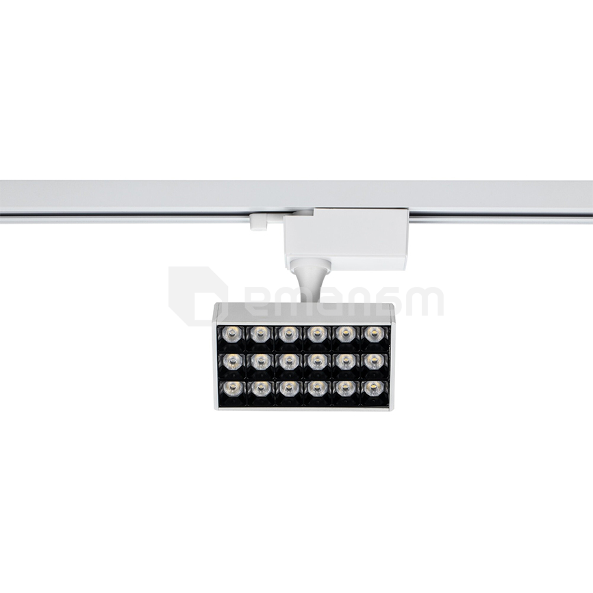 სანათი ტრეკი DPM LED X-LINE 10W 4000K 900Lm თეთრი STR2-10W-W