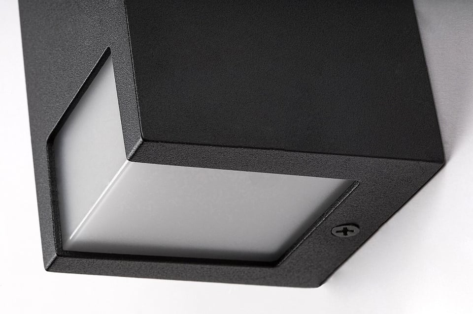 სანათი ბაღის-პარკის Cernon Rabalux 77055 2 GU10 შავი