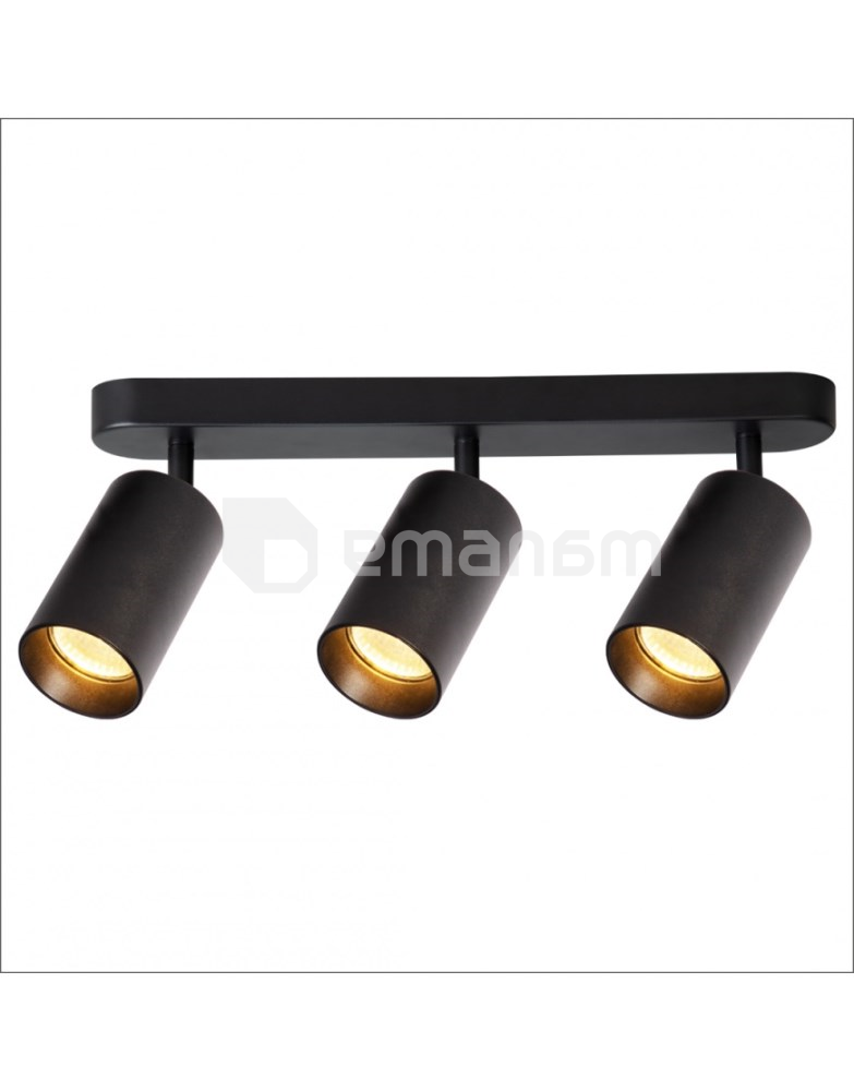 სპოტი Milagro ML1162 Pipe 3 GU10 შავი