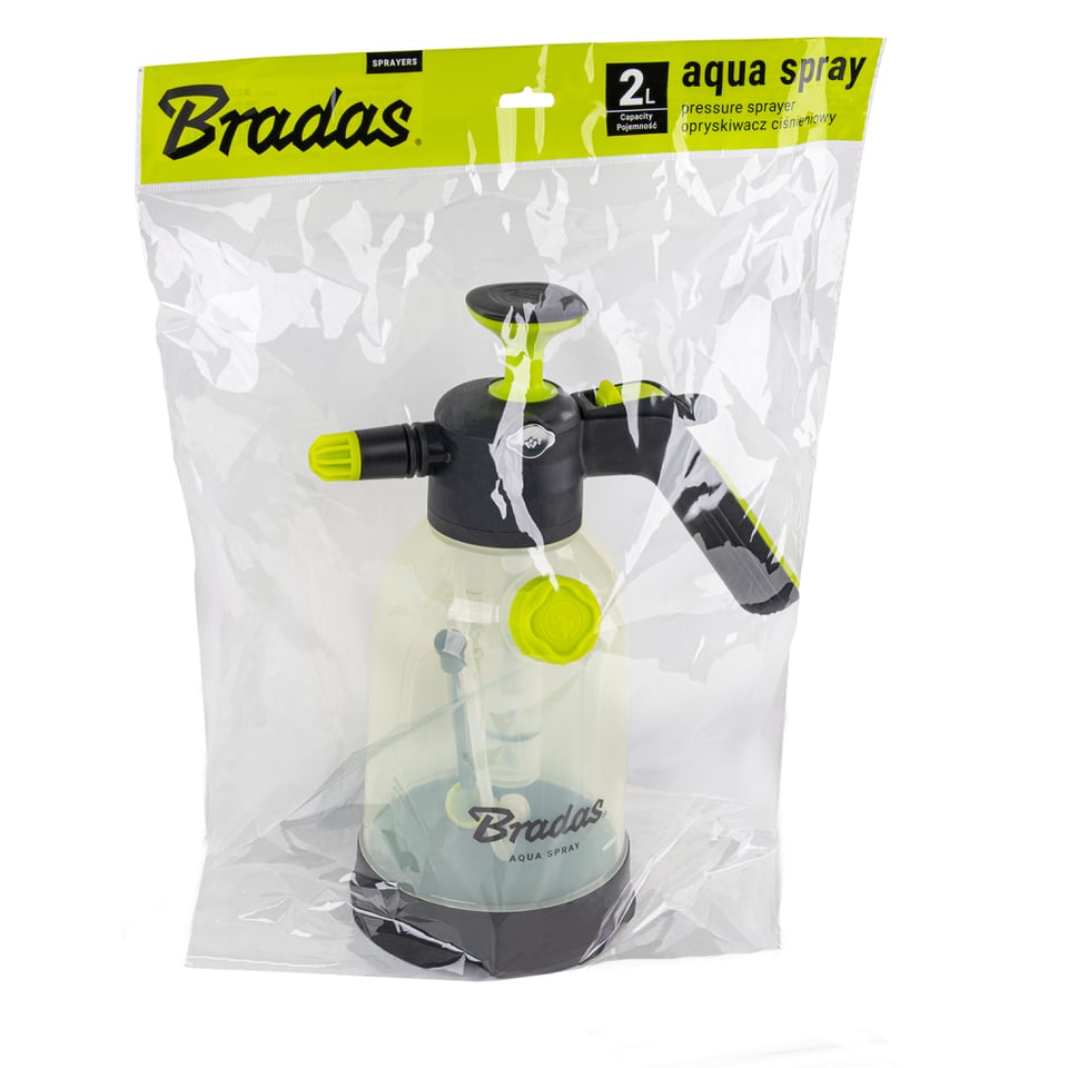 წნევიანი შესასხურებელი Bradas AQUA SPRAY CLEAR AS0200CL/SF 2 ლ