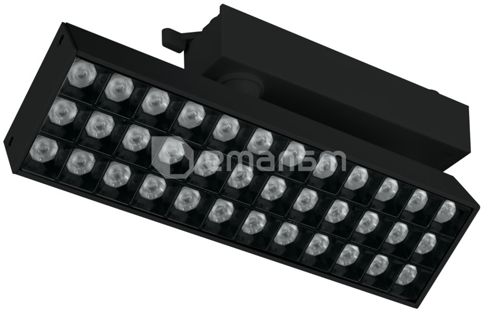 სანათი ტრეკი DPM LED X-LINE 20W 4000K 1750Lm შავი STR2-20W-B