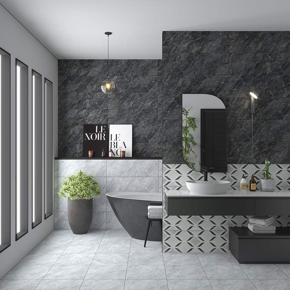 მეთლახი Enzo Grey Rec 45x45x0.7 "Bien"