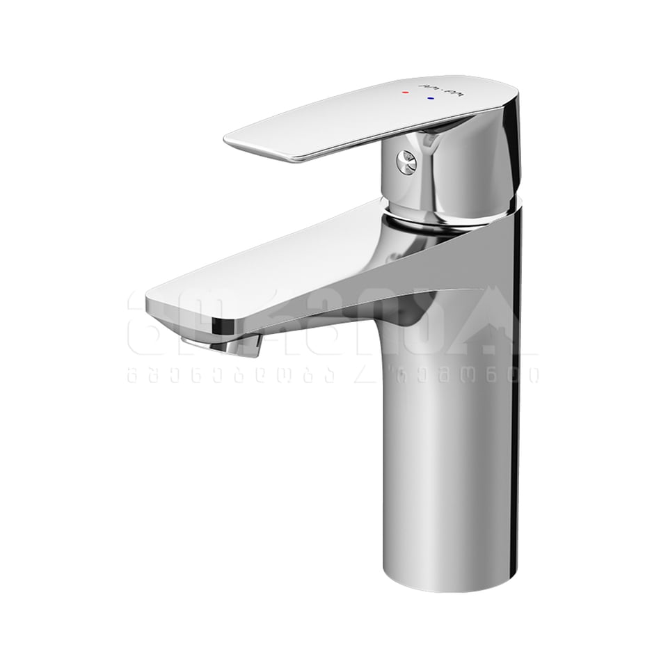 ხელსაბნის შემრევი ქრომირებული  GEM F90A02100