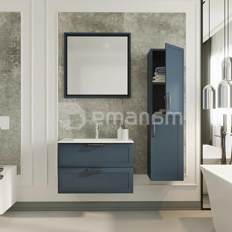 სარკე აბაზანის Denko Beyoglu 75 Matt Navy Blue