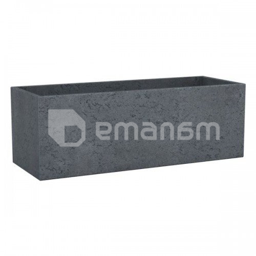 ქოთანი  ეზოს Scheurich 240/80 C-CUBE LONG STONY BLACK