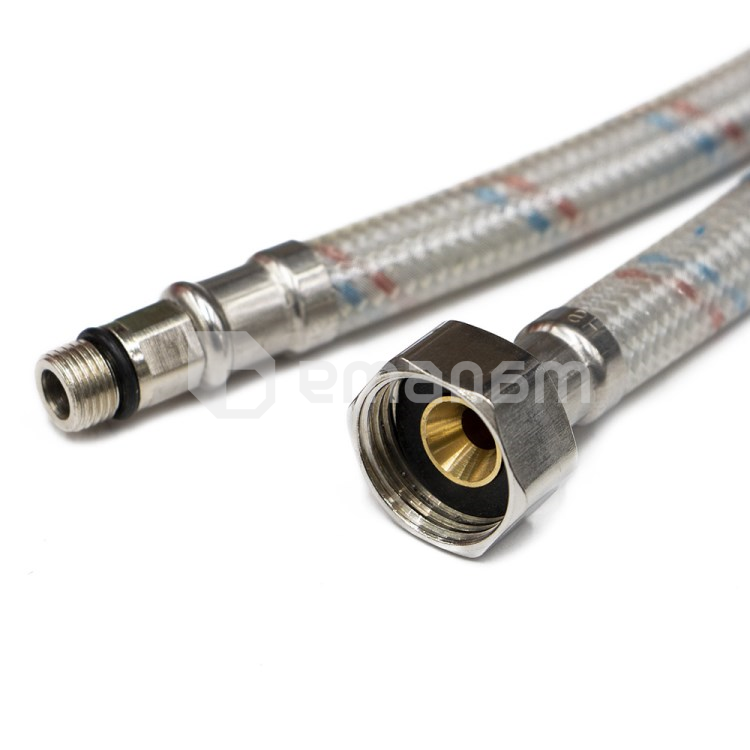 შლანგი მოქნილი უჟანგავი KOPANO LARGE 30სმ 1/2*1/2