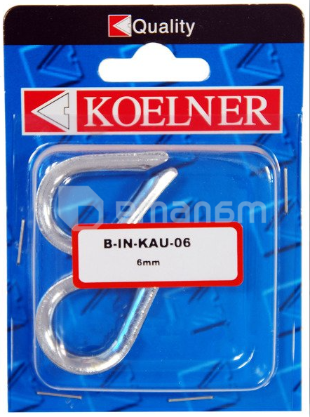 კოუში გვარლისთვის Koelner 6 მმ 2 ც B-IN-KAU-06