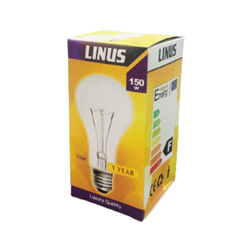 Lin5-4234-ლინუსი ნათურა ვარვარა PS70 220V 150W E27 Clear