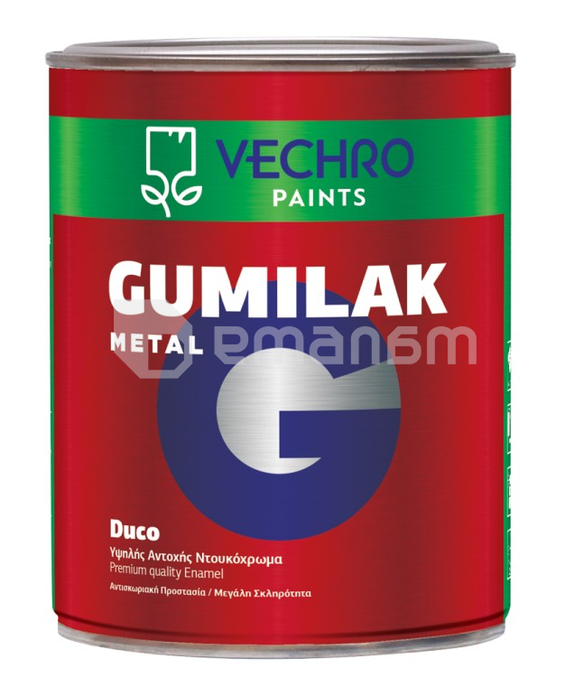 საღებავი ზეთოვანი Vechro Gumilak Metal Gloss 375 მლ შავი პრიალა
