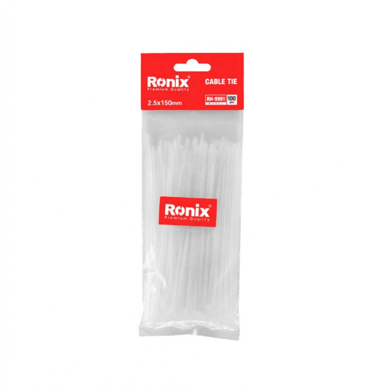 პლასტმასის ხამუთები Ronix RH-9991 2.5×150 მმ 100ც